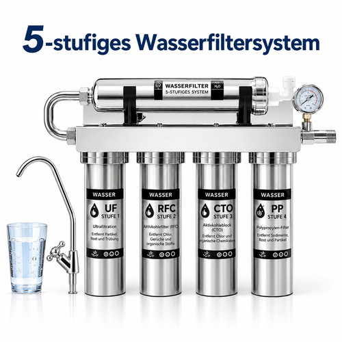 Stufen wasserfilter mit uf - 5-stufen,